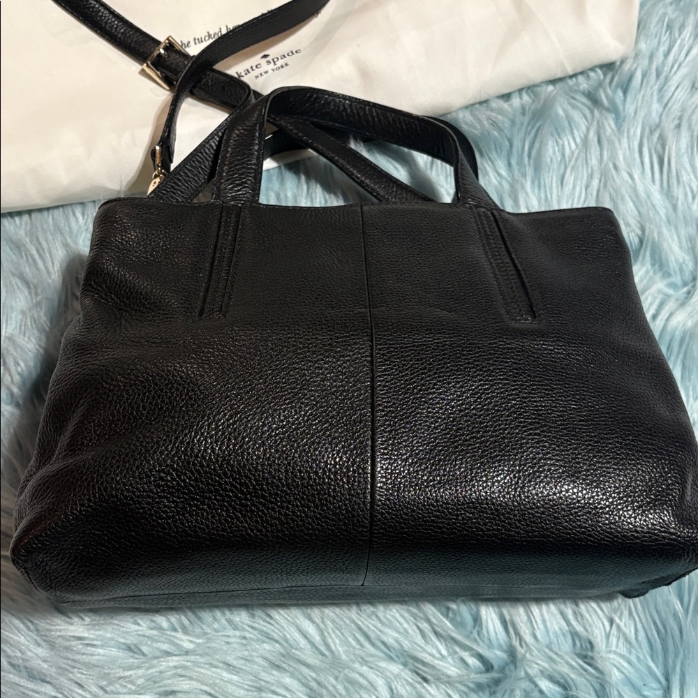 Kate Spade Black Leather Street Cate Shoulder Bag - Picture 4 of 9